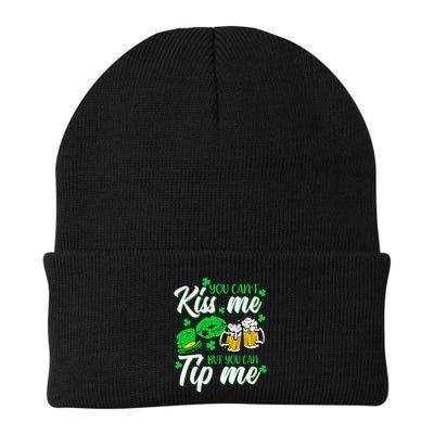 St Patricks Day Lucky Shamrock Waitress Bartender Waiter Beanie