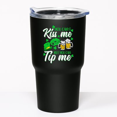 St Patricks Day Lucky Shamrock Waitress Bartender Waiter Tumbler