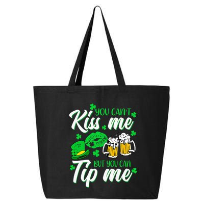 St Patricks Day Lucky Shamrock Waitress Bartender Waiter 25L Jumbo Tote