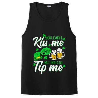 St Patricks Day Lucky Shamrock Waitress Bartender Waiter PosiCharge Competitor Tank