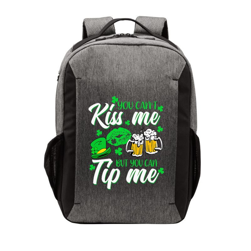 St Patricks Day Lucky Shamrock Waitress Bartender Waiter Vector Backpack
