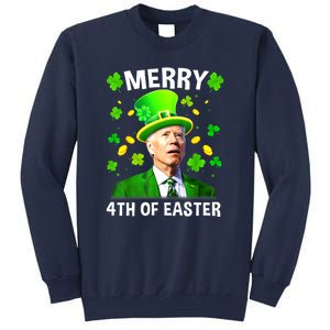 St Patricks Day Funny Joe Biden Merry 4th Of Easter Gift Sweatshirt