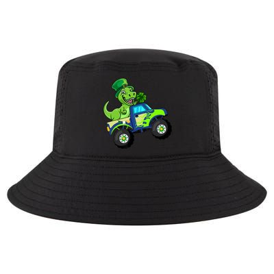 St Patricks Day Cute Dinosaur Monster Truck Gift Cool Comfort Performance Bucket Hat