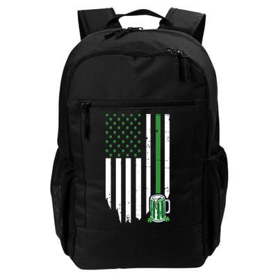St Patrick's Day Beer American Flag Backpack