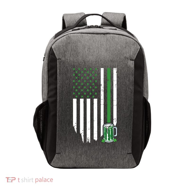 St Patrick's Day Beer American Flag Vector Backpack