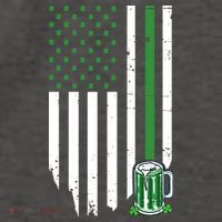 St Patrick's Day Beer American Flag Vector Backpack