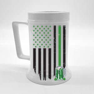 St Patrick's Day Beer American Flag Beer Stein