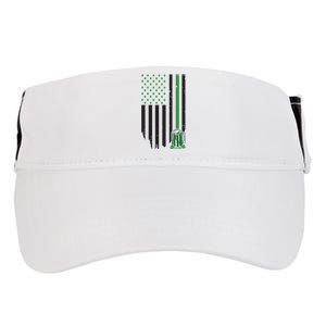 St Patrick's Day Beer American Flag Adult Drive Performance Visor