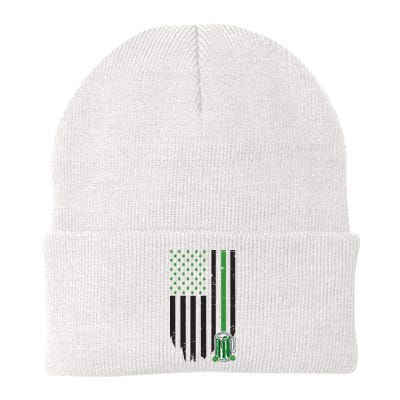 St Patrick's Day Beer American Flag Beanie