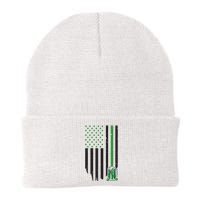 St Patrick's Day Beer American Flag Knit Cap Winter Beanie