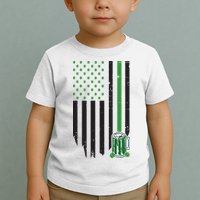 St Patrick's Day Beer American Flag Toddler T-Shirt
