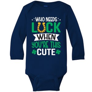 St Patricks Day Gift Baby Long Sleeve Bodysuit