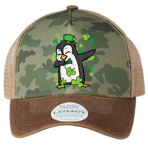 St Patricks Day Penguin Dab Saint Paddys Boys Girls s Legacy Tie Dye Trucker Hat