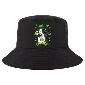 St Patricks Day Penguin Dab Saint Paddys Boys Girls s Cool Comfort Performance Bucket Hat