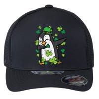 St Patricks Day Penguin Dab Saint Paddys Boys Girls s Flexfit Unipanel Trucker Cap