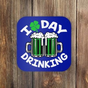 St Patricks Day I Love Day Drinking Funny Beer Lover Coaster