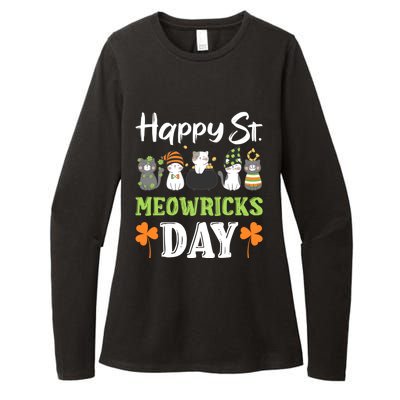 St Patricks Day Outfit Cute Cats Gift Womens CVC Long Sleeve Shirt