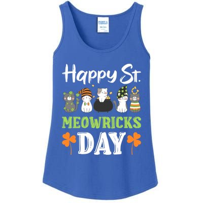 St Patricks Day Outfit Cute Cats Gift Ladies Essential Tank