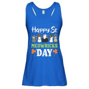 St Patricks Day Outfit Cute Cats Gift Ladies Essential Flowy Tank