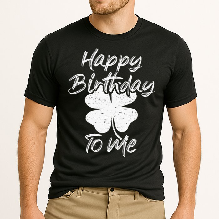 St. Patrick's Day Happy Birthday Lucky Leprechaun Irish Cooling Performance Crew T-Shirt