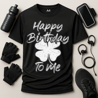 St. Patrick's Day Happy Birthday Lucky Leprechaun Irish Cooling Performance Crew T-Shirt