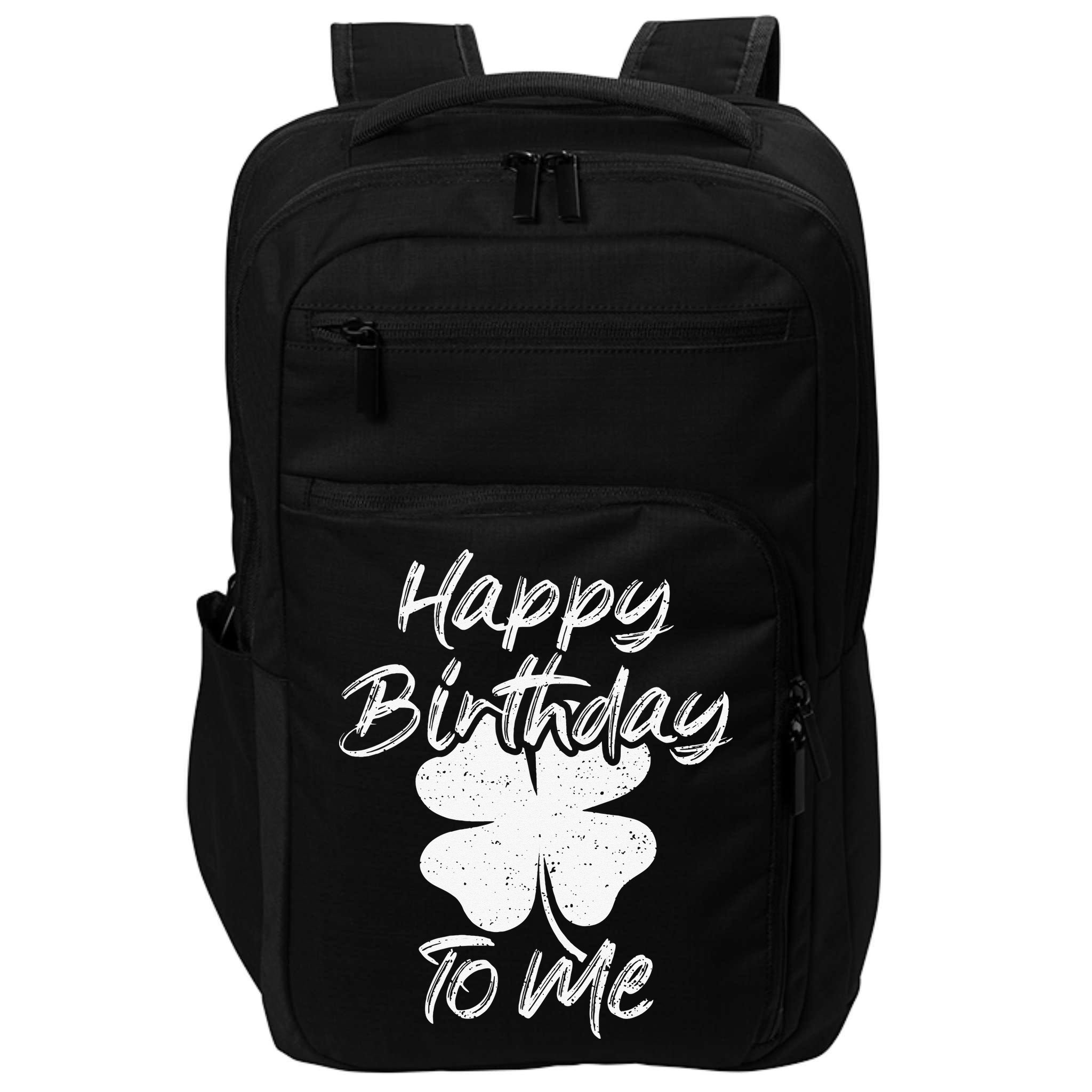 St. Patrick's Day Happy Birthday Lucky Leprechaun Irish Impact Tech Backpack