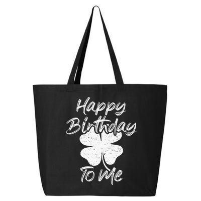 St. Patrick's Day Happy Birthday Lucky Leprechaun Irish 25L Jumbo Tote