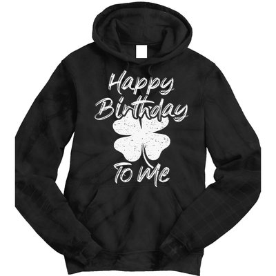 St. Patrick's Day Happy Birthday Lucky Leprechaun Irish Tie Dye Hoodie