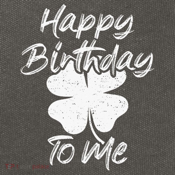 St. Patrick's Day Happy Birthday Lucky Leprechaun Irish Cotton Canvas Backpack