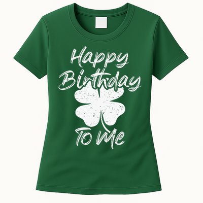 St. Patrick's Day Happy Birthday Lucky Leprechaun Irish Womens T-Shirt