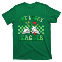 St Patricks Day Teacher Shirt One Lucky Teacher Shamrock T-Shirt