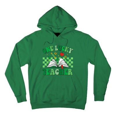 St Patricks Day Teacher Shirt One Lucky Teacher Shamrock Tall Hoodie