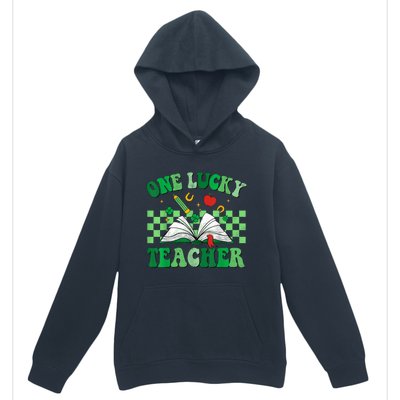 St Patricks Day Teacher Shirt One Lucky Teacher Shamrock Urban Pullover Hoodie