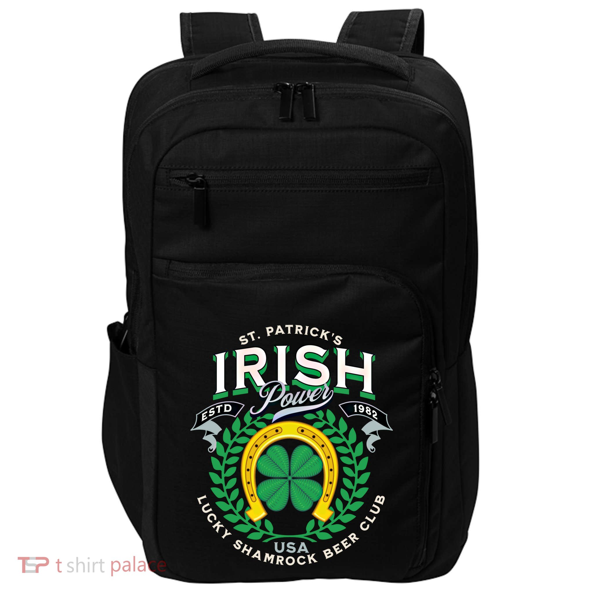 St Patricks Day Funny Irish Ing Team Graphic Cute Gift Impact Tech Backpack