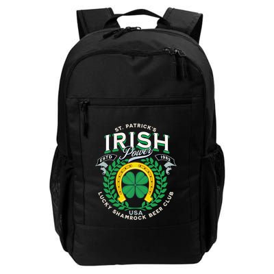 St Patricks Day Funny Irish Ing Team Graphic Cute Gift Backpack