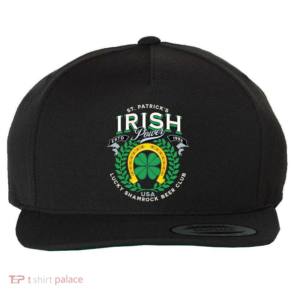 St Patricks Day Funny Irish Ing Team Graphic Cute Gift Wool Snapback Cap