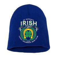 St Patricks Day Funny Irish Ing Team Graphic Cute Gift Short Acrylic Beanie