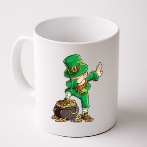 St Patricks Day Dabbing Leprechaun Men Dab Dance Coffee Mug