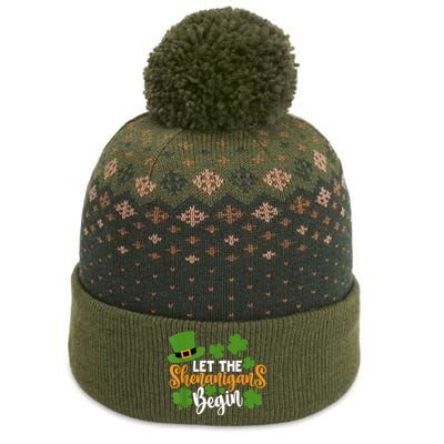 St Patricks Day shirt Wo  Let The Shenanigans Begin The Baniff Cuffed Pom Beanie