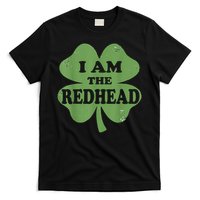 St Patricks Day  Dibs On The Redhead I Am The Redhead T-Shirt