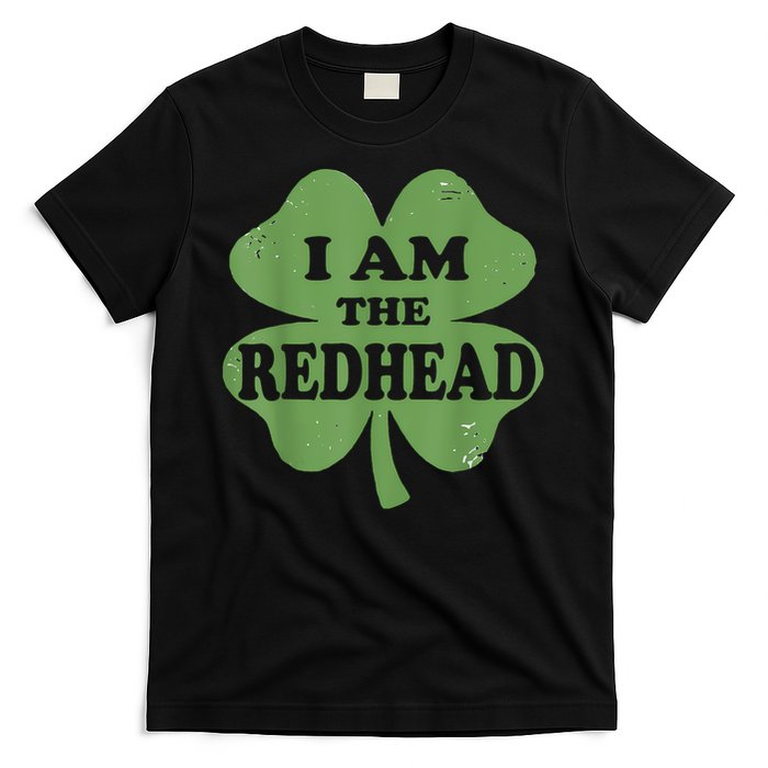 St Patricks Day  Dibs On The Redhead I Am The Redhead T-Shirt