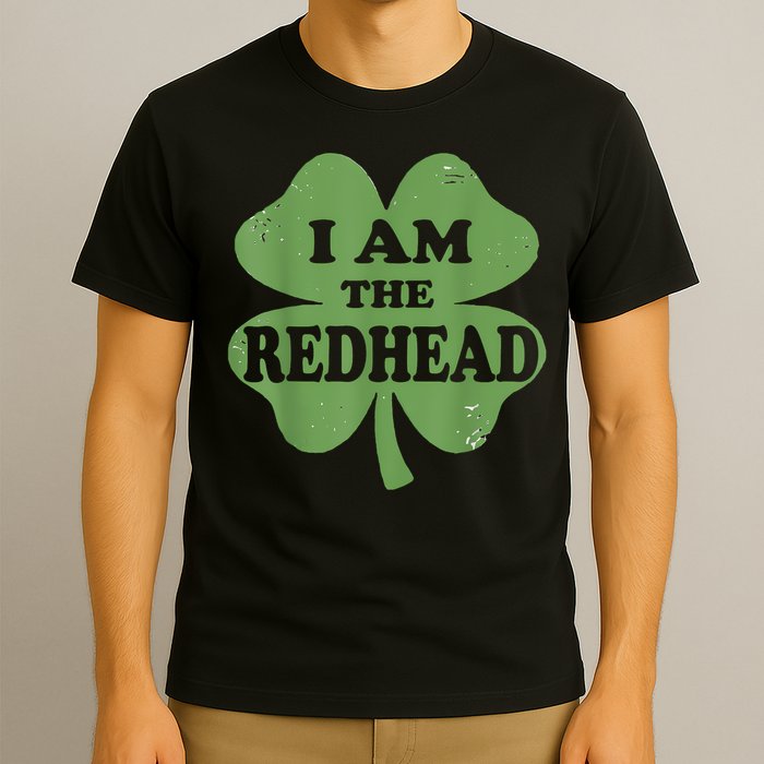 St Patricks Day  Dibs On The Redhead I Am The Redhead T-Shirt