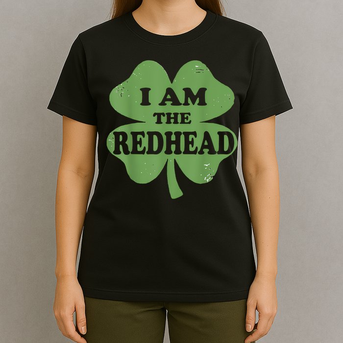 St Patricks Day  Dibs On The Redhead I Am The Redhead T-Shirt