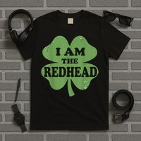 St Patricks Day  Dibs On The Redhead I Am The Redhead T-Shirt