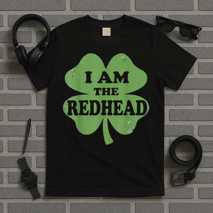 St Patricks Day  Dibs On The Redhead I Am The Redhead T-Shirt