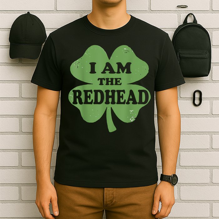 St Patricks Day  Dibs On The Redhead I Am The Redhead T-Shirt