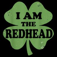 St Patricks Day  Dibs On The Redhead I Am The Redhead Flat Bill Trucker Hat