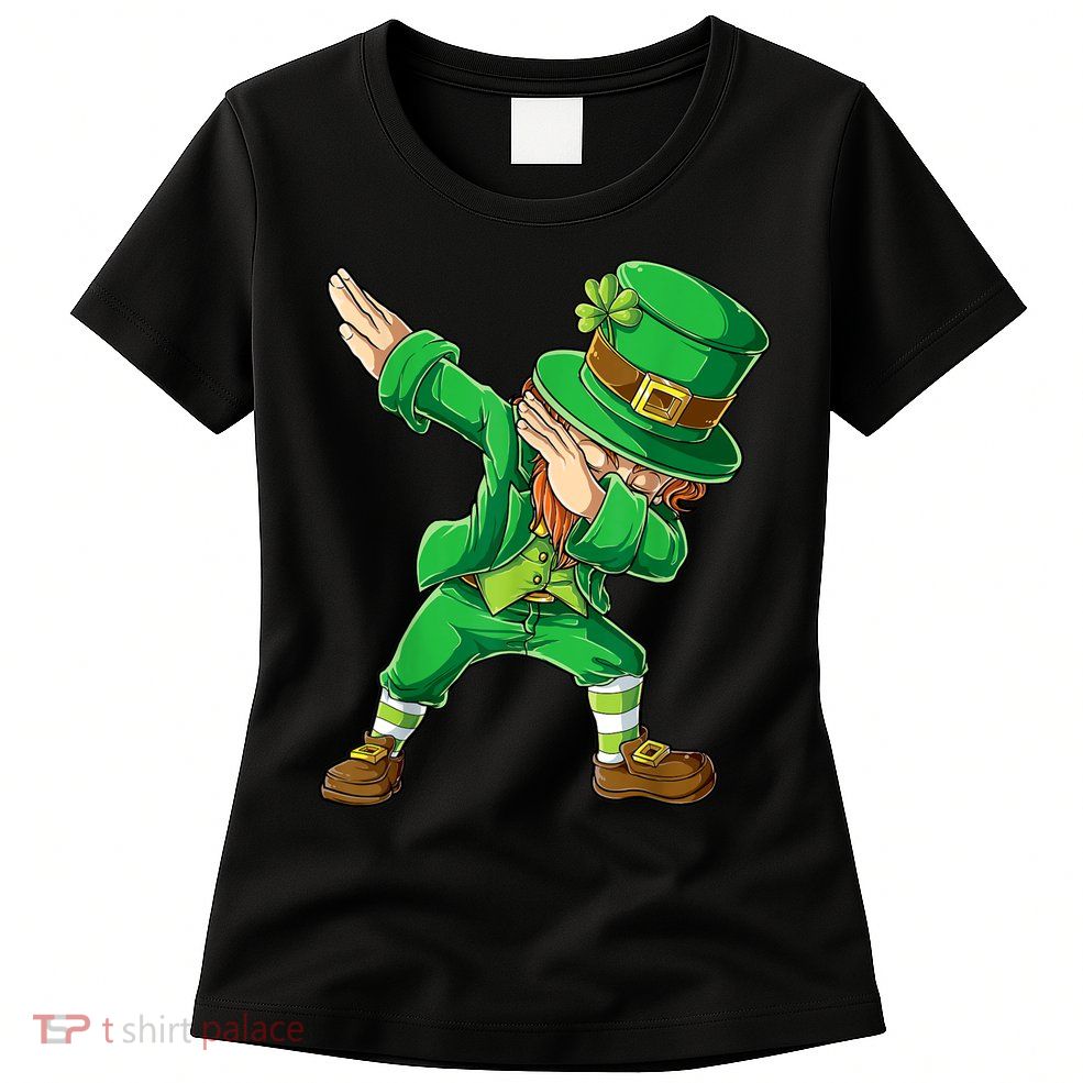 St Patricks Day Dabbing Leprechaun Boys Kids Men Dab Youth Womens T-Shirt