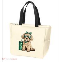 St. PatrickS Day Poodle Lover Design For Dog Moms Zip Tote Bag