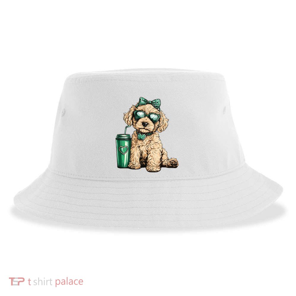 St. PatrickS Day Poodle Lover Design For Dog Moms Sustainable Bucket Hat